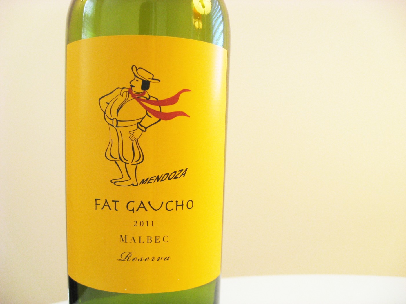 Fat Gaucho, Malbec Reserva 2011, Mendoza, Argentina, Wine Casual