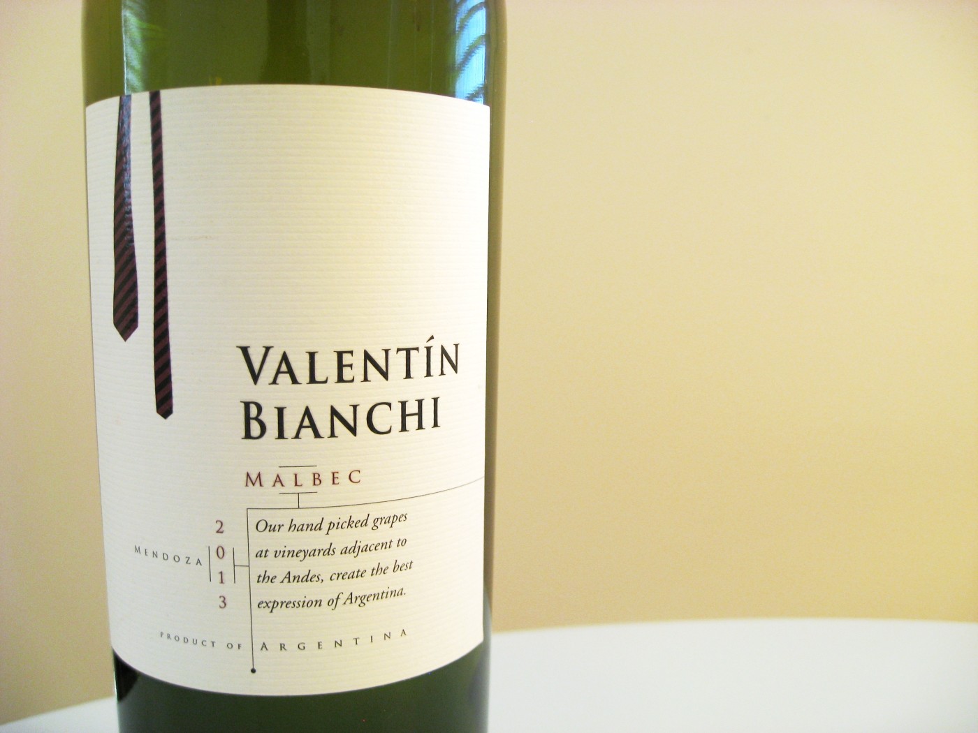 Valentin Bianchi, Malbec 2013, Mendoza, Argentina, Wine Casual
