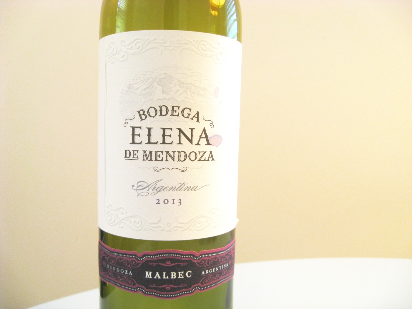 Bodega Elena de Mendoza, Malbec 2013, Mendoza, Argentina, Wine Casual