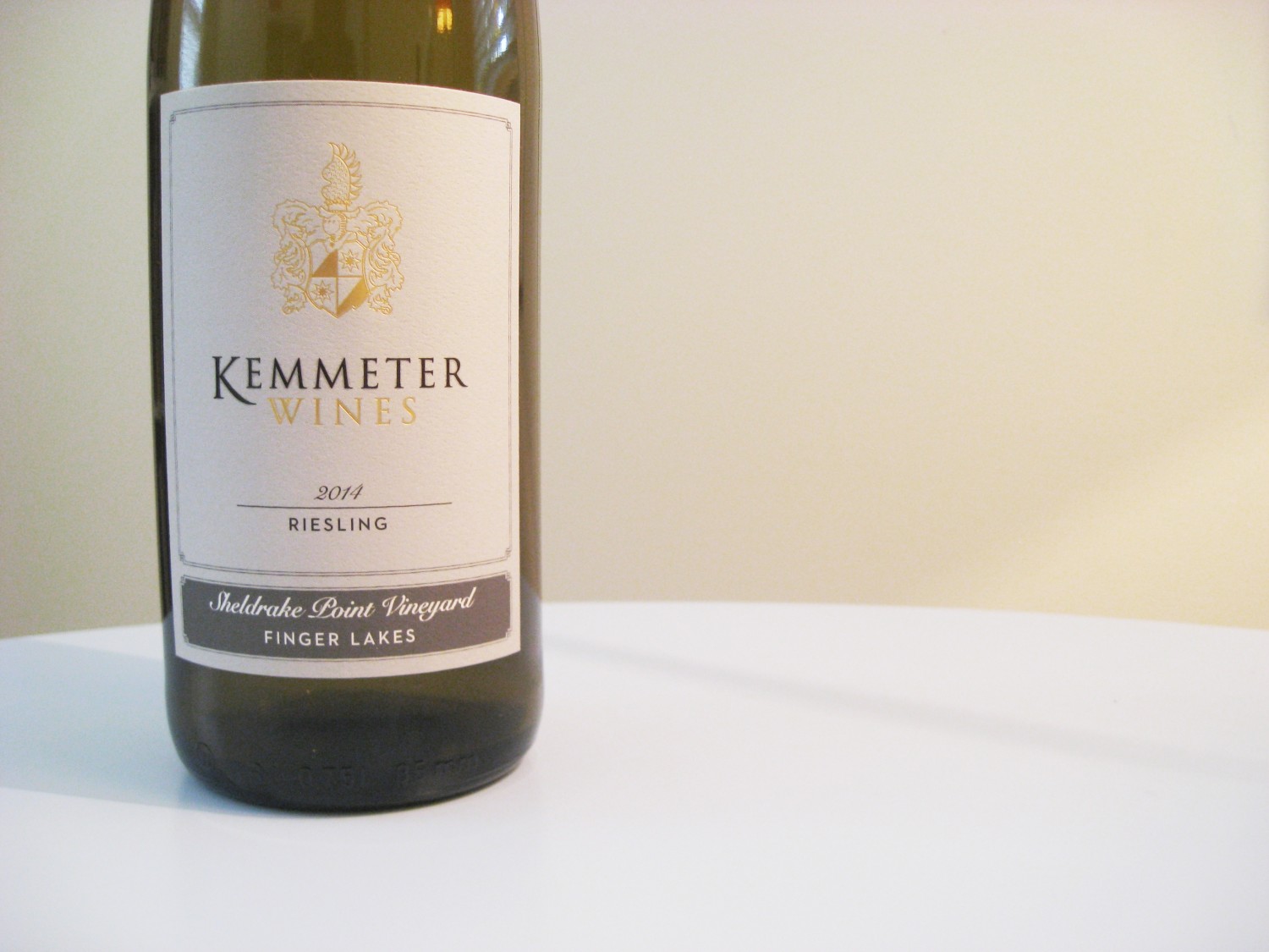 Kemmeter Wines, Riesling 2014, Sheldrake Point Vineyard, Finger Lakes, New York, Wine Casual