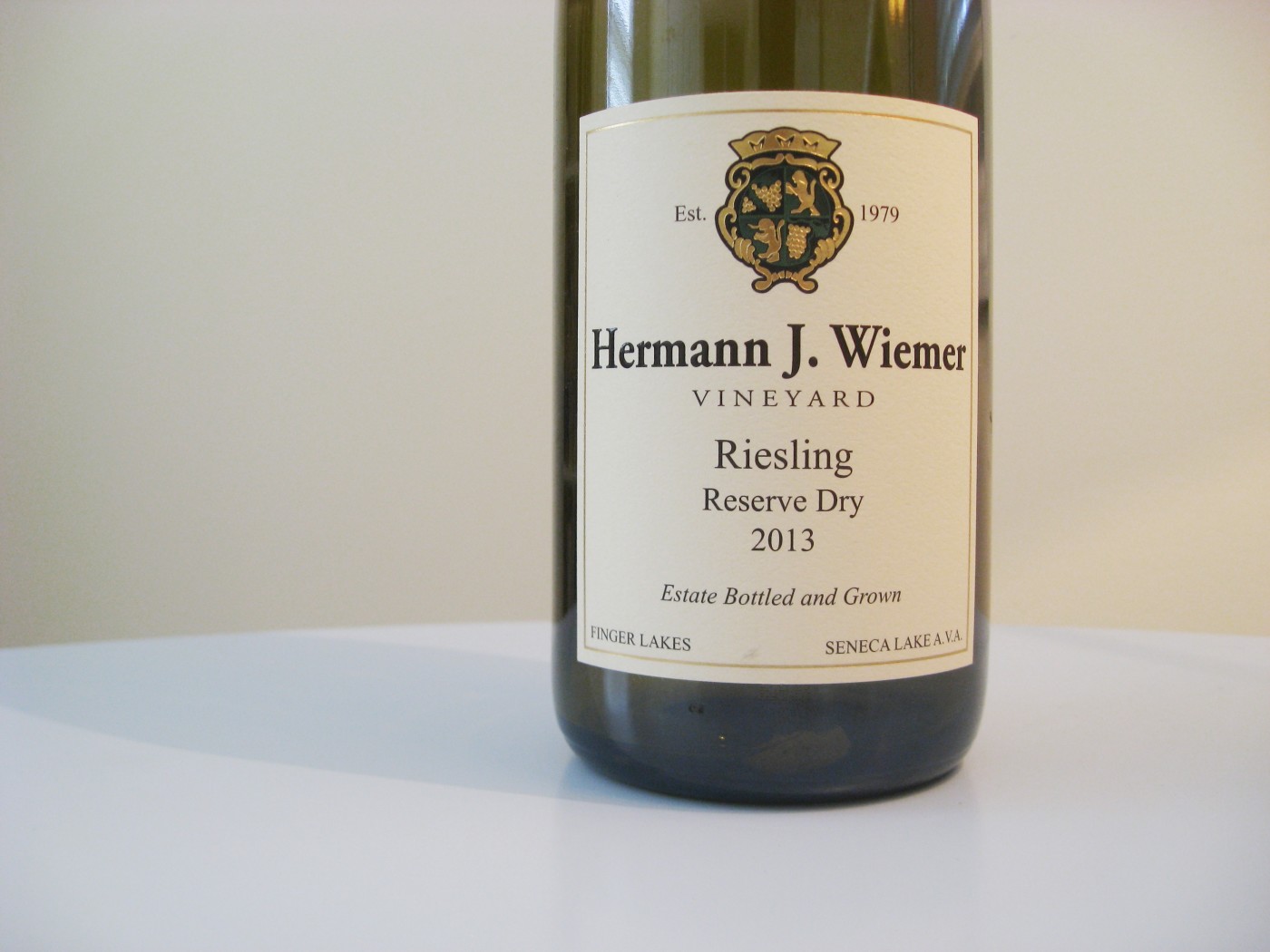 Hermann J. Wiemer Vineyard, Reserve Dry Riesling 2013, Finger Lakes, New York, Wine Casual