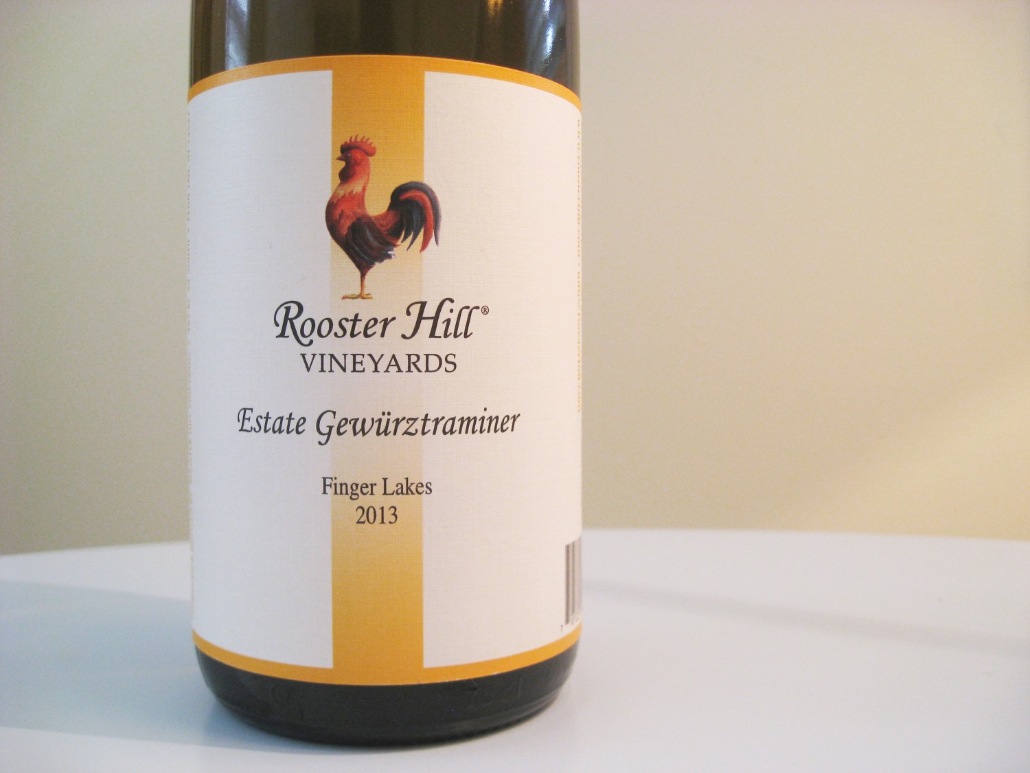 Rooster Hill Vineyards, Gewürztraminer 2013, Finger Lakes, New York, Wine Casual