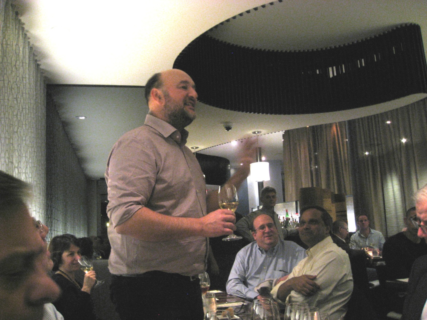 Review of a Georges Laval Champagne Wine Dinner with Vincent Laval at Olea, Wine Casual