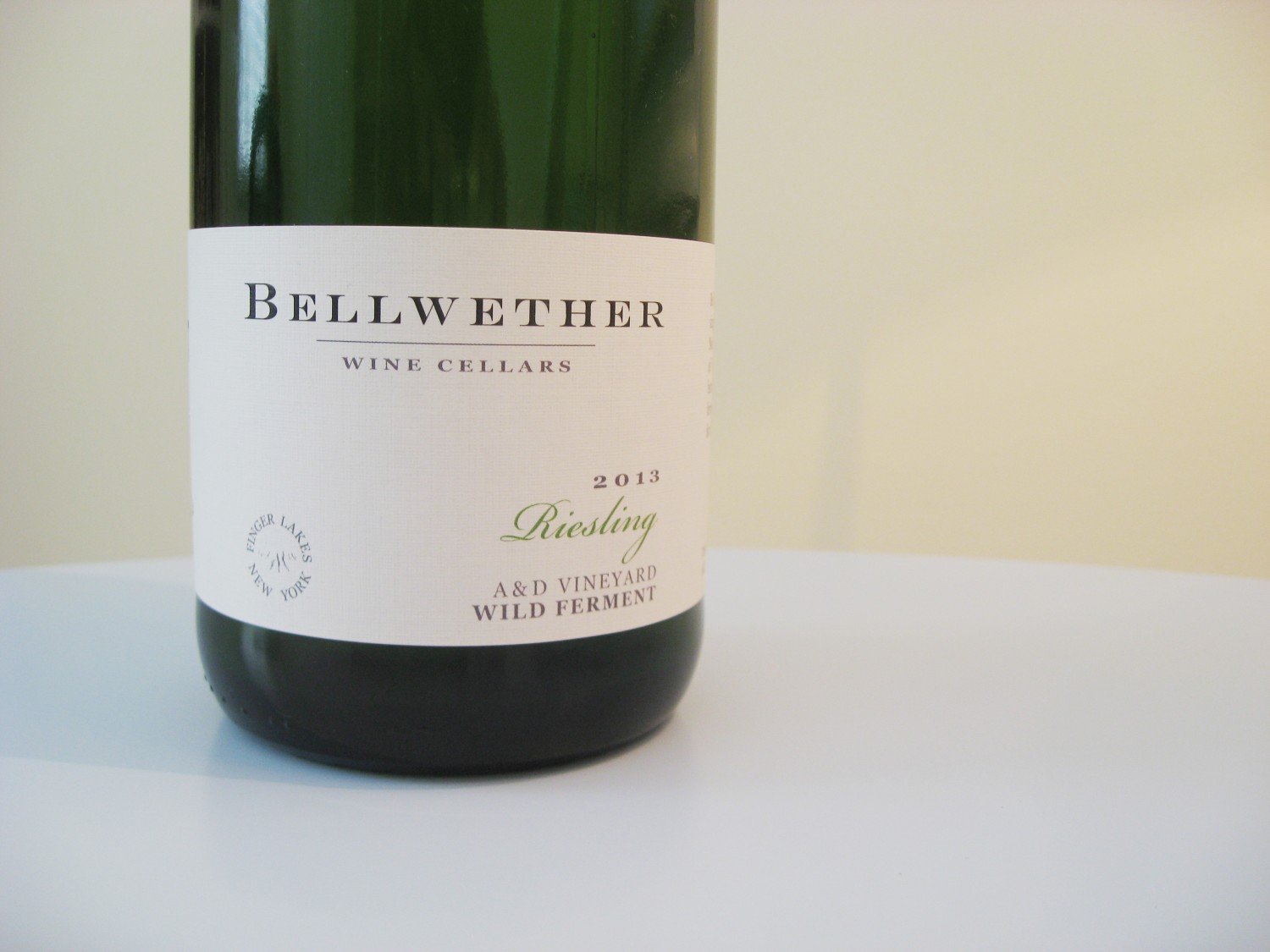 Bellwether Wine Cellars, A&D Vineyard Wild Ferment Riesling 2013, Finger Lakes, New York, Wine Casual