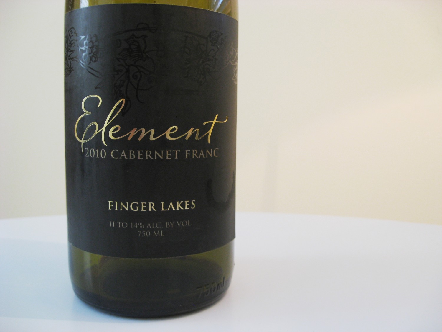 Element Winery, Cabernet Franc 2010, Finger Lakes, New York, Wine Casual