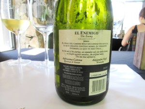 El Enemigo, Chardonnay 2013, Mendoza, Argentina, Wine Casual