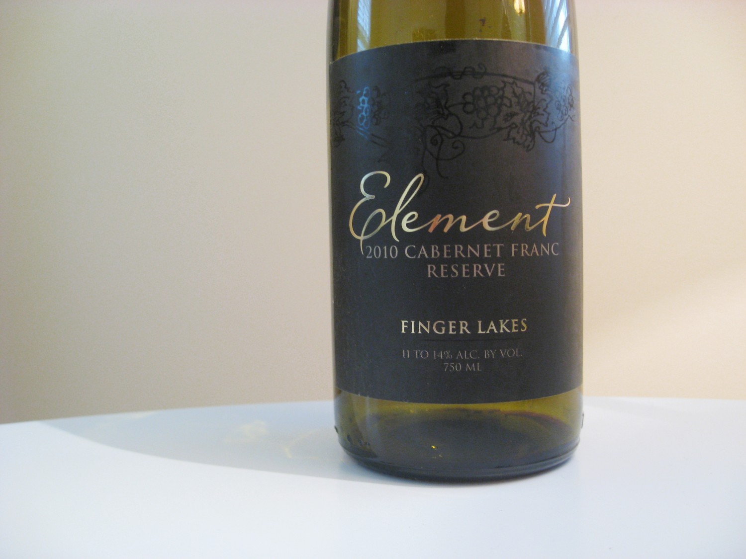 Element Winery, Cabernet Franc Reserve 2010, Finger Lakes, New York, Wine Casual