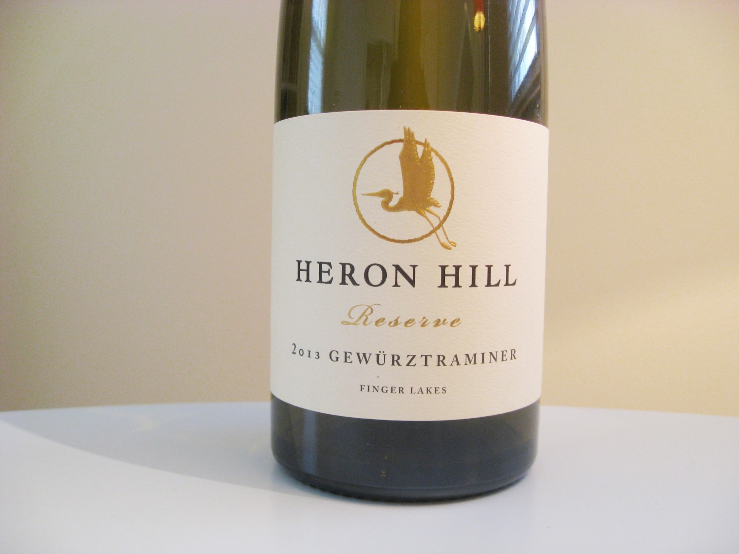 Heron Hill, Gewürztraminer Reserve 2013, Finger Lakes, New York, Wine Casual