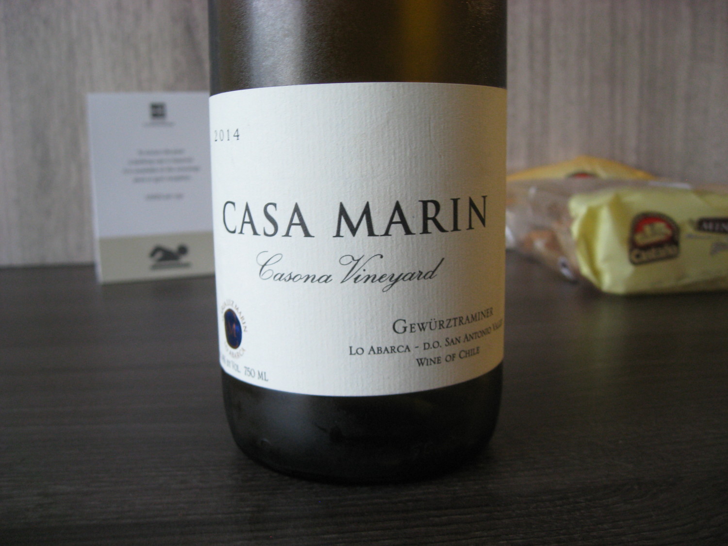 Casa Marin, Casona Vineyard, Gewürztraminer 2014, San Antonio Valley, Chile, Wine Casual