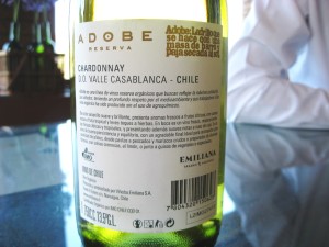 Emiliana Adobe Reserva, Chardonnay 2015, Casablanca Valley, Chile, Wine Casual