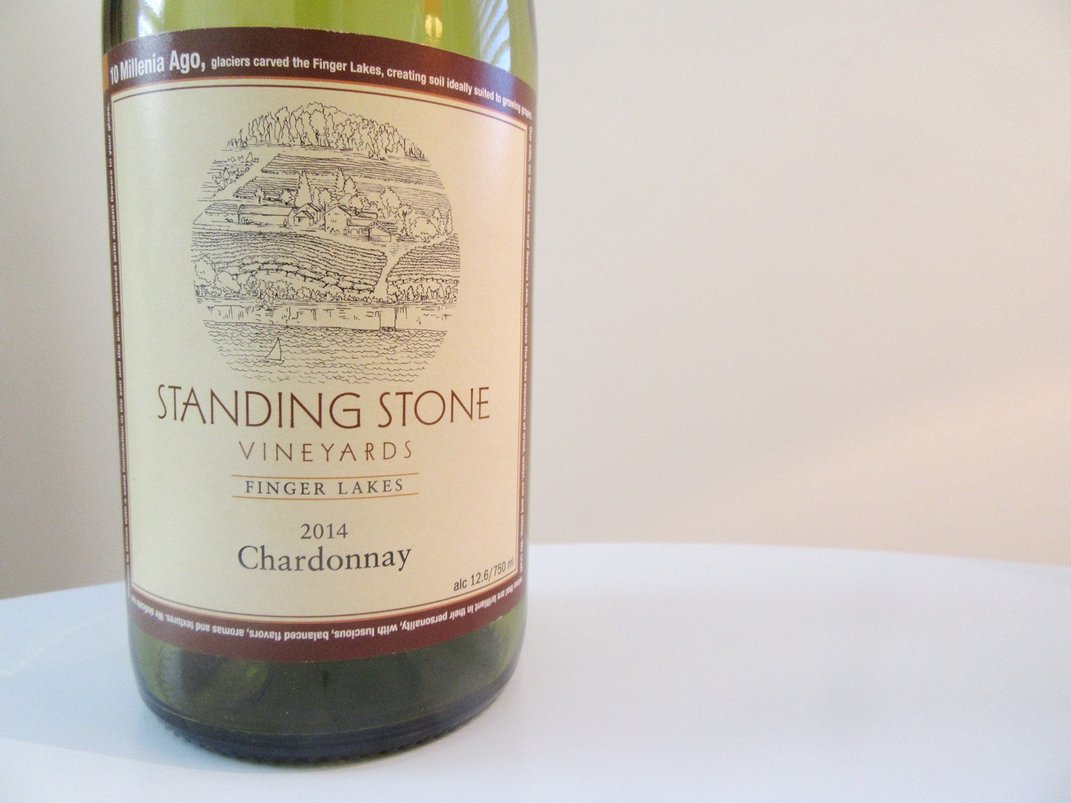 Standing Stone Vineyards, Chardonnay 2014, Finger Lakes, New York, Wine Casual