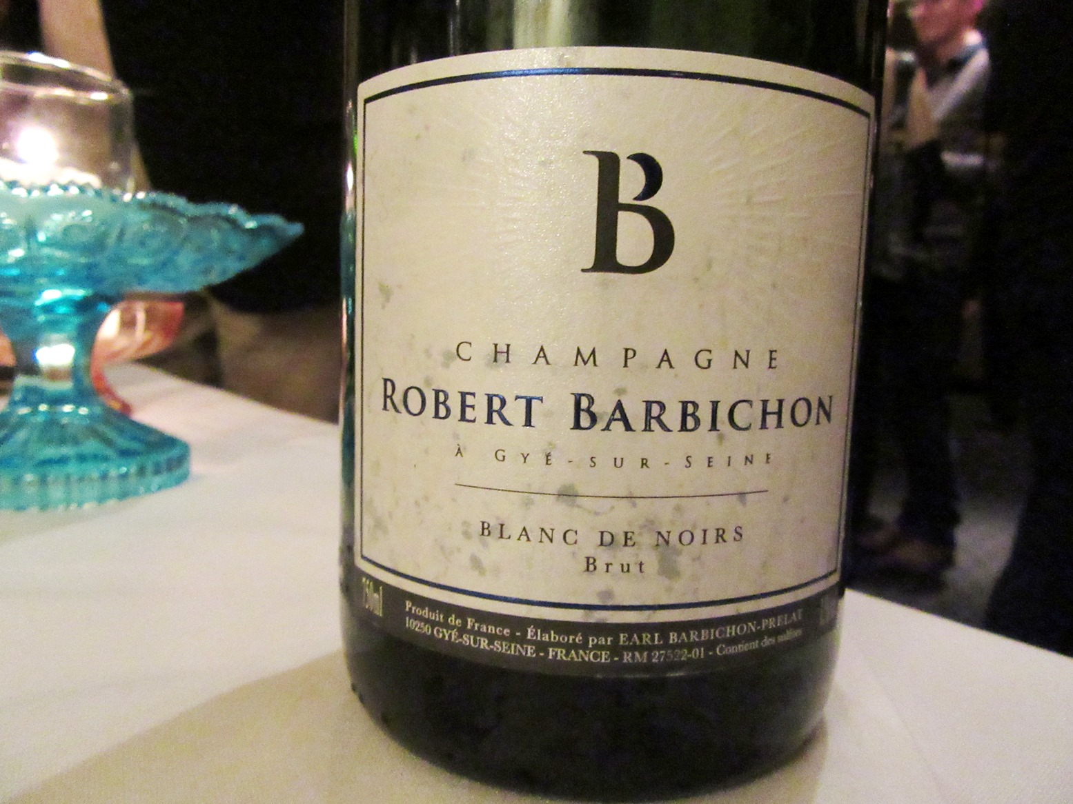 Robert Barbichon Blanc de Noirs Brut NV, Vin Mousseaux Sparkling Wine, À Gyé-Sur-Seine, Champagne, France, Wine Casual