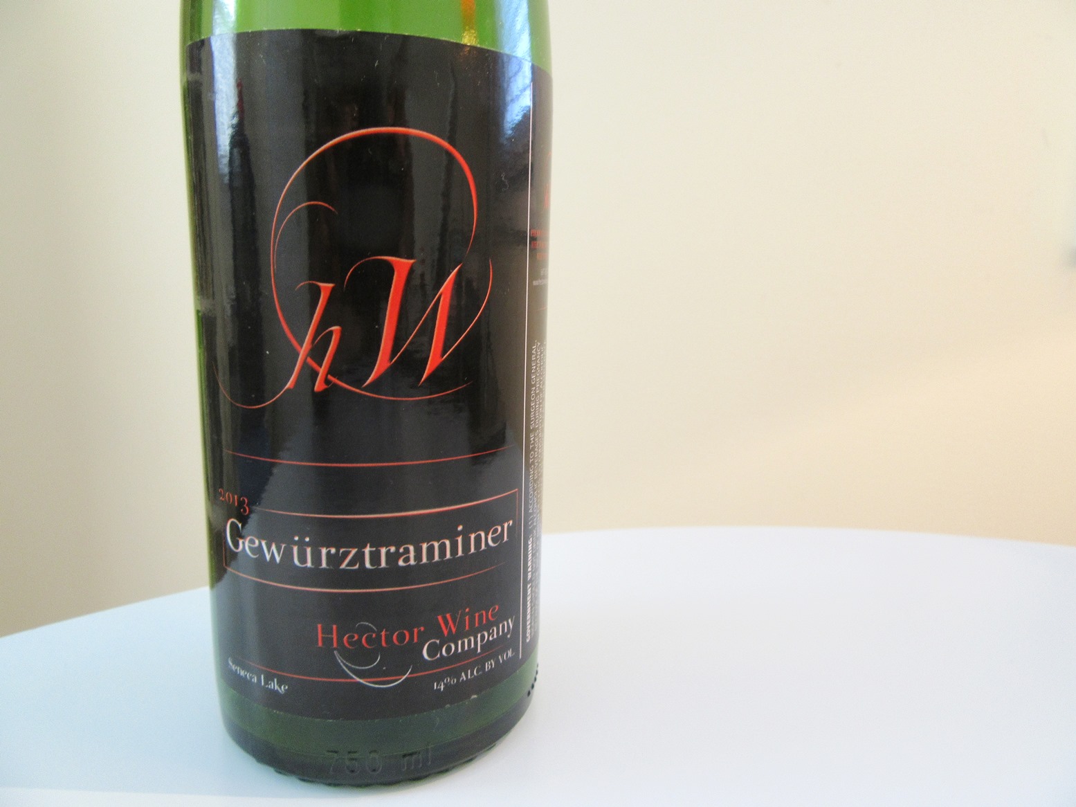 Hector Wine Company, Gewürztraminer 2013, Seneca Lake, New York, Wine Casual