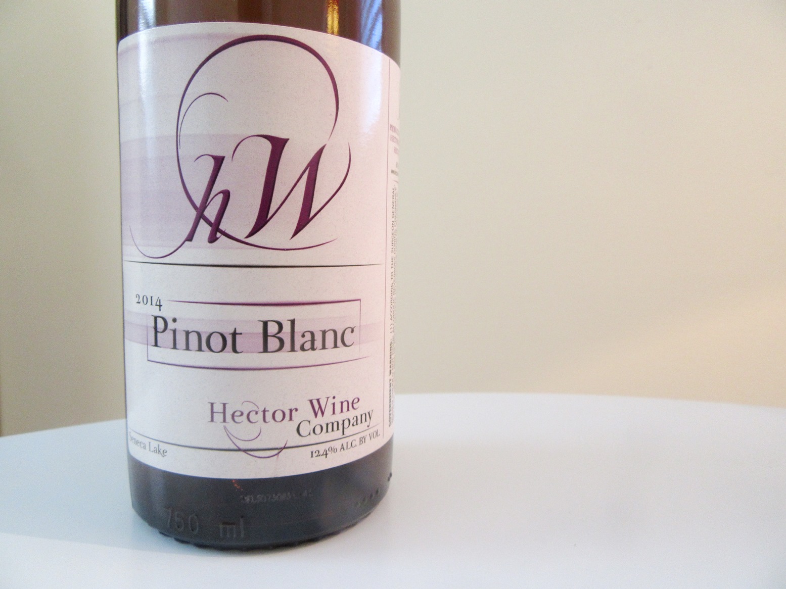Hector Wine Company, Pinot Blanc 2014, Seneca Lake, New York, Wine Casual