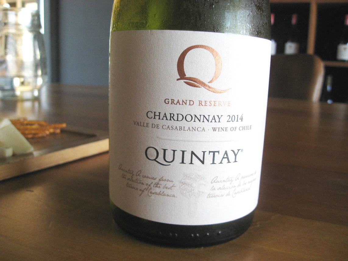 Quintay, Q Grand Reserve Chardonnay 2014, Casablanca Valley, Chile, Wine Casual