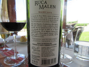 Ruca Malen, Malbec 2013, Uco Valley, Mendoza, Argentina, Wine Casual