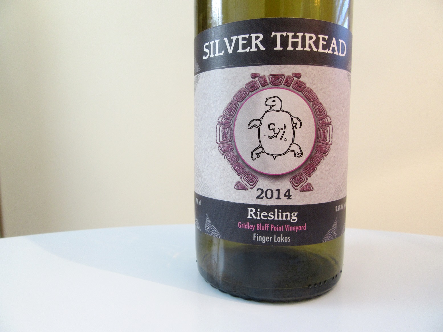 Silver Thread, Riesling 2014, Gridley Bluff Point Vineyard, Finger Lakes, New York, Wine Casual