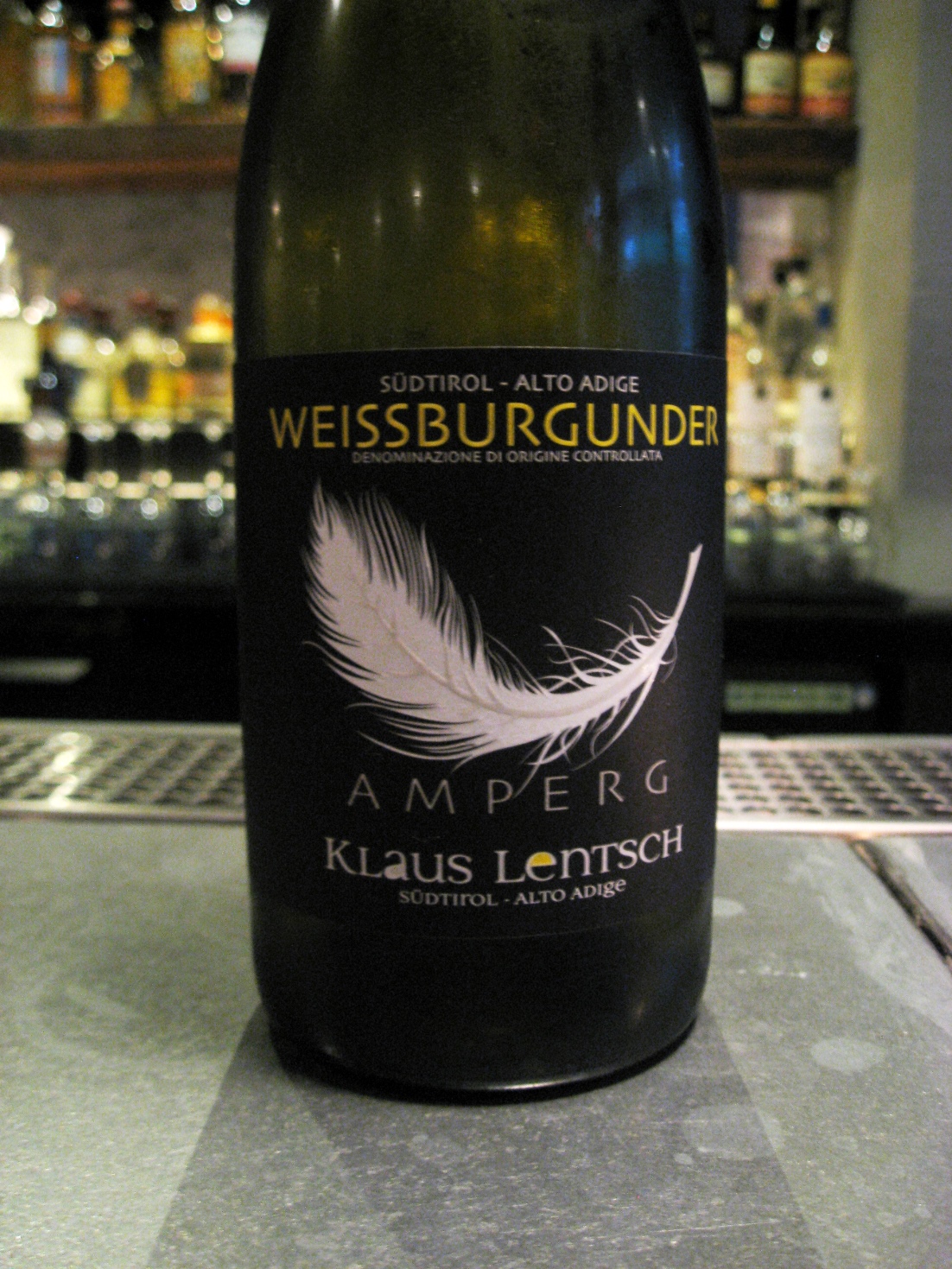 Klaus Lentsch, Amperg Weissburgunder 2014, Südtirol, Alto Aldige, Italy, Wine Casual