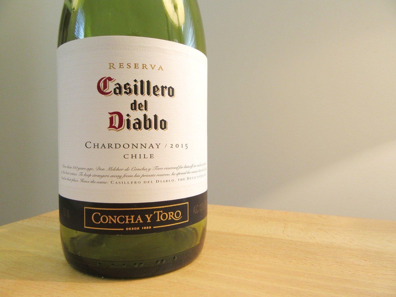 Concha Y Toro, Casillero del Diablo, Reserva Chardonnay 2015, Chile, Wine Casual