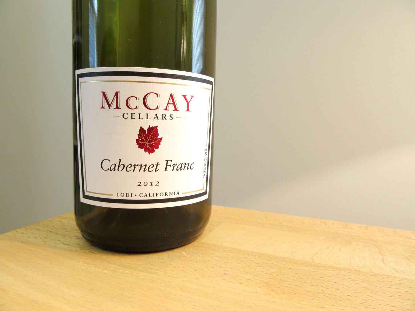 Photo Credit: Wine Casual, McCay Cellars, Cabernet Franc 2012, Lodi, California