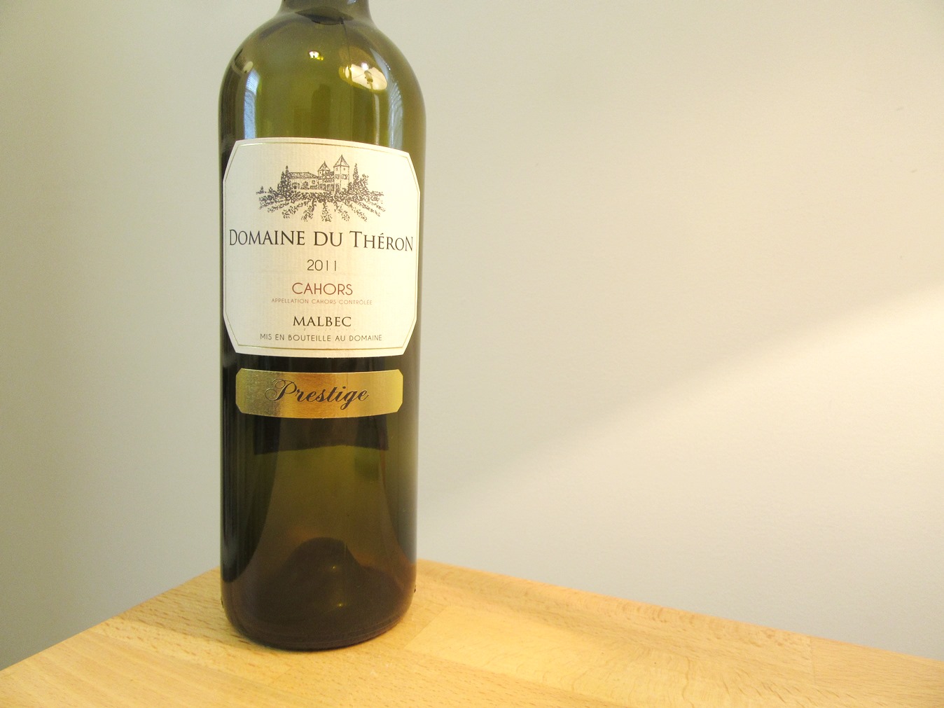 Domaine Du Théron, Prestige Malbec Cahors 2011, France, Wine Casual