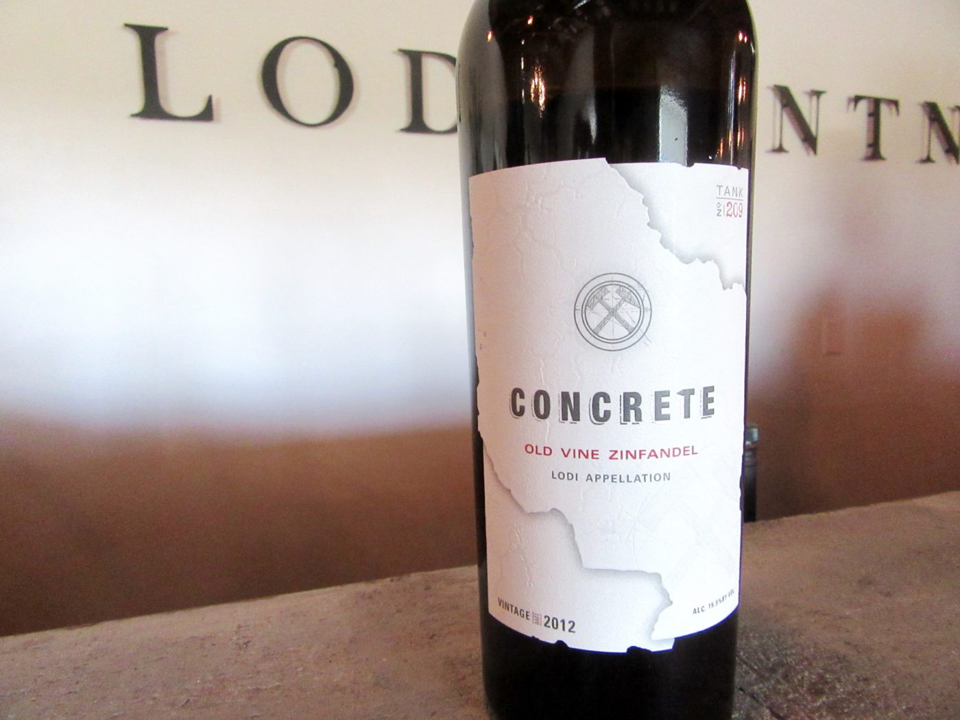 Concrete Wine Company, Old Vines Zinfandel 2012, Napa Valley, California, Wine Casual