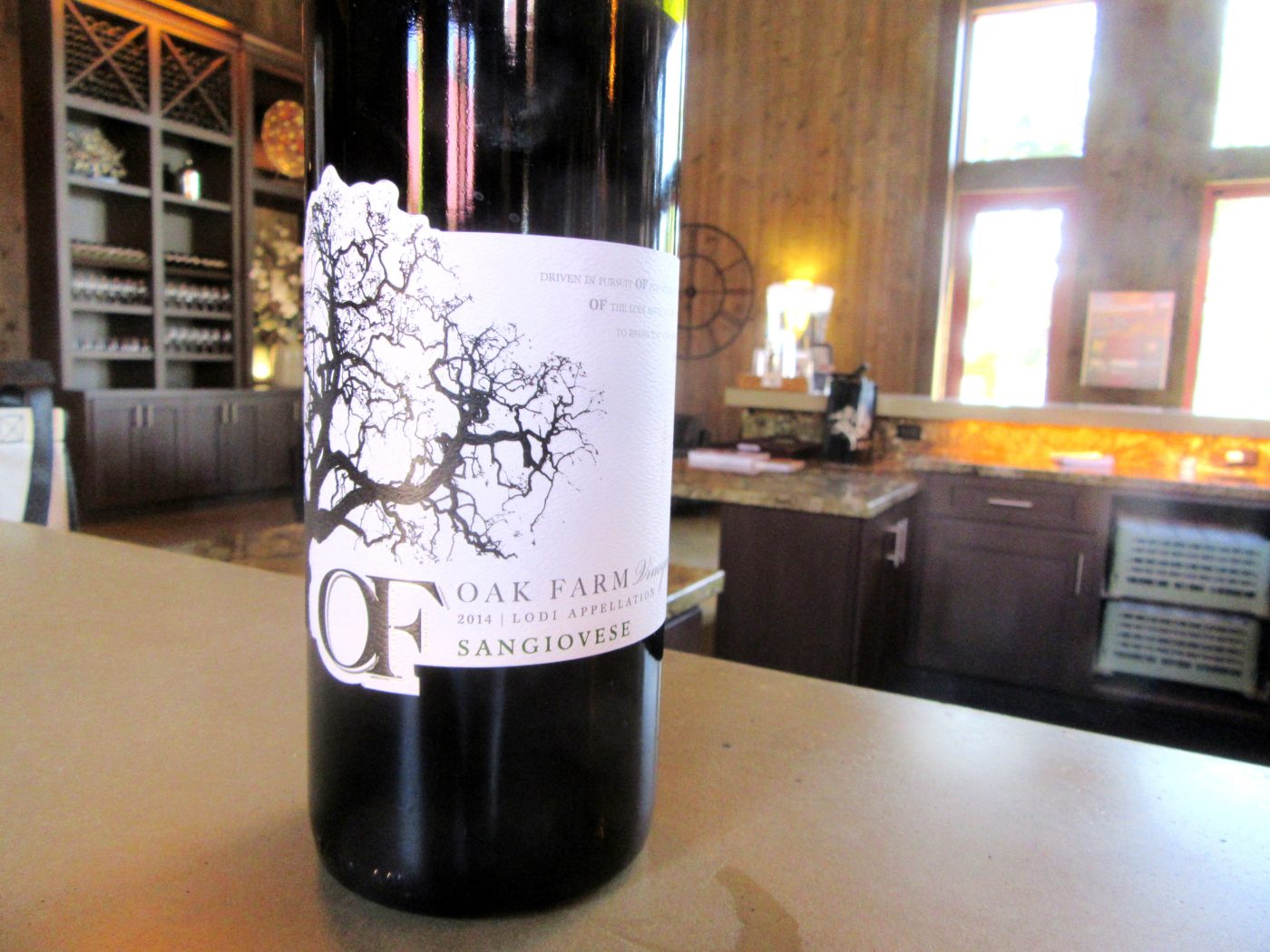 Oak Farm Vineyards, Sangiovese 2014, Lodi, California, Wine Casual