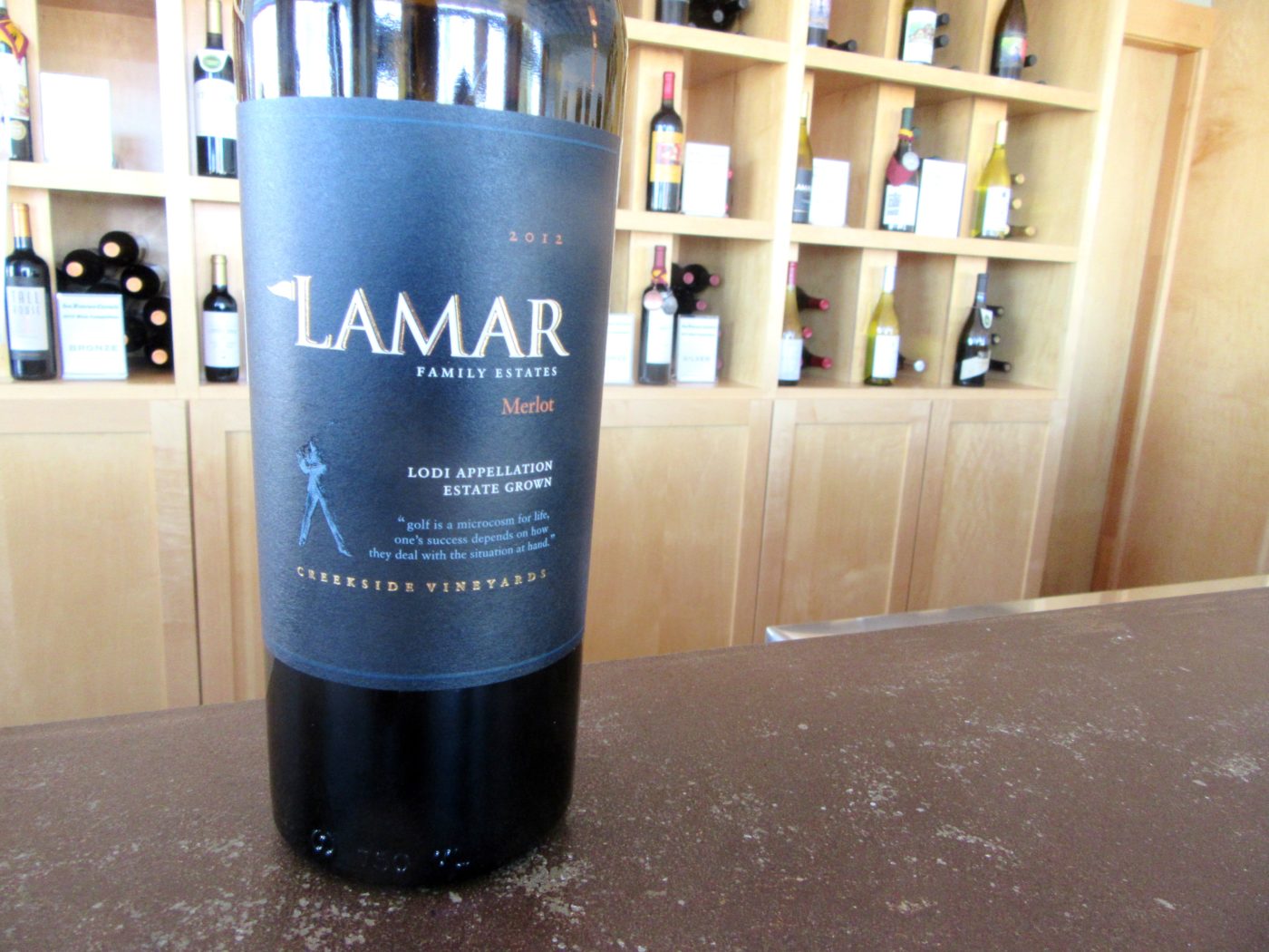 Lamar Family Estates, Merlot 2012, Creekside Vineyards, Lodi, California, Wine Casual