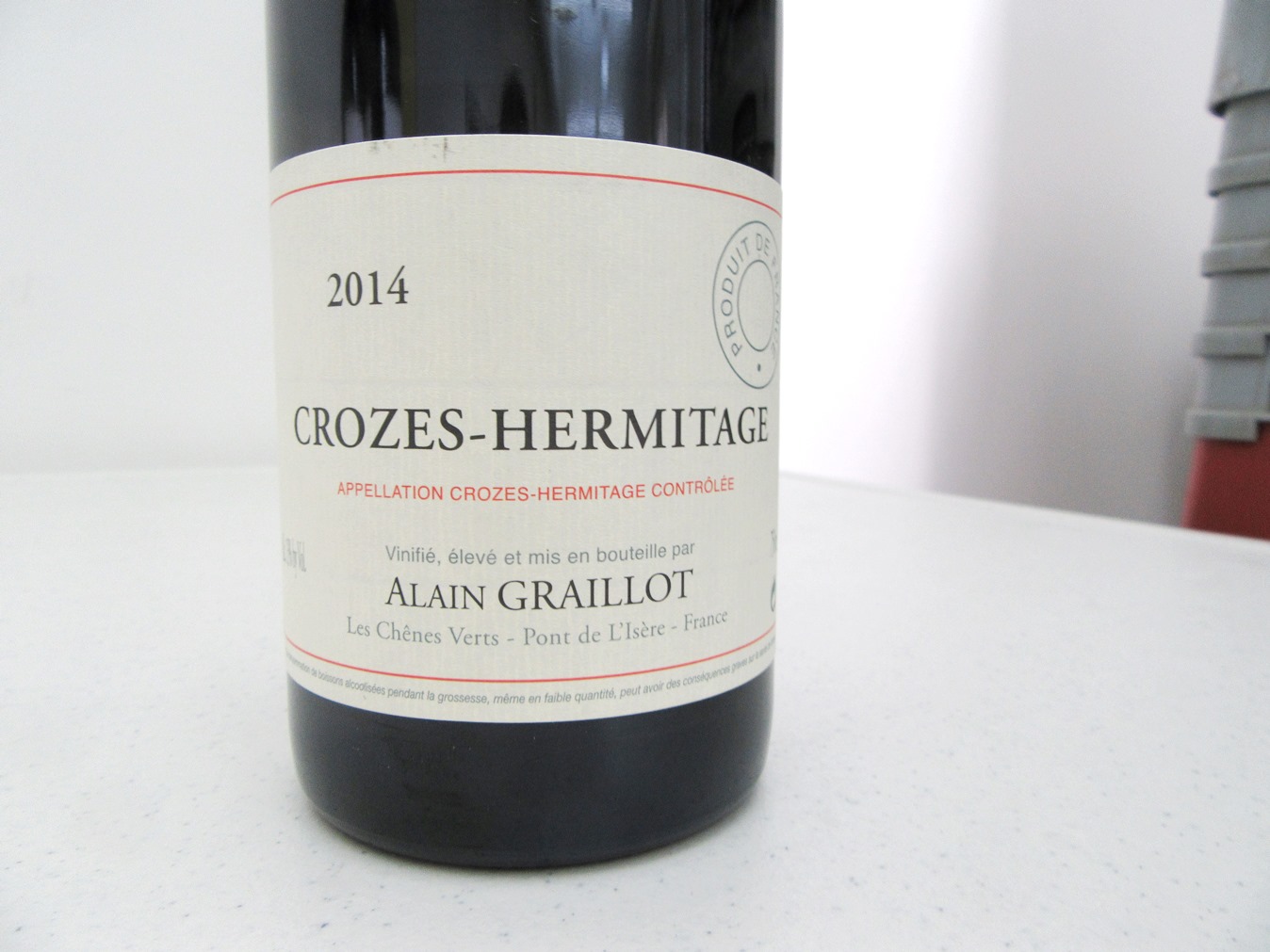 Photo Credit: Wine Casual, Alain Graillot, Crozes Hermitage 2014, Rhône, France