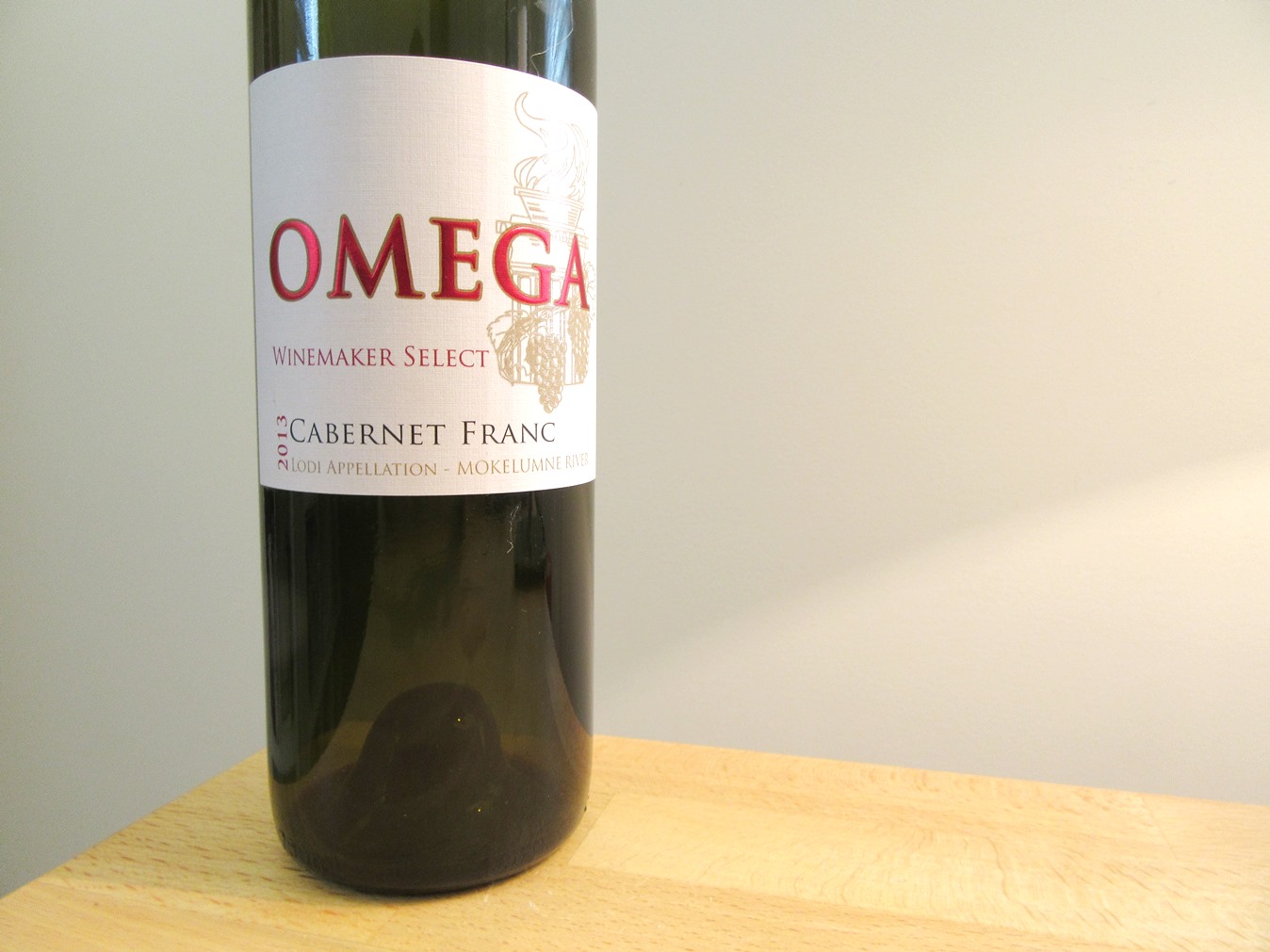 Omega Cellars, Winemaker Select Cabernet Franc 2013, Mokelumne River, Lodi, California, Wine Casual