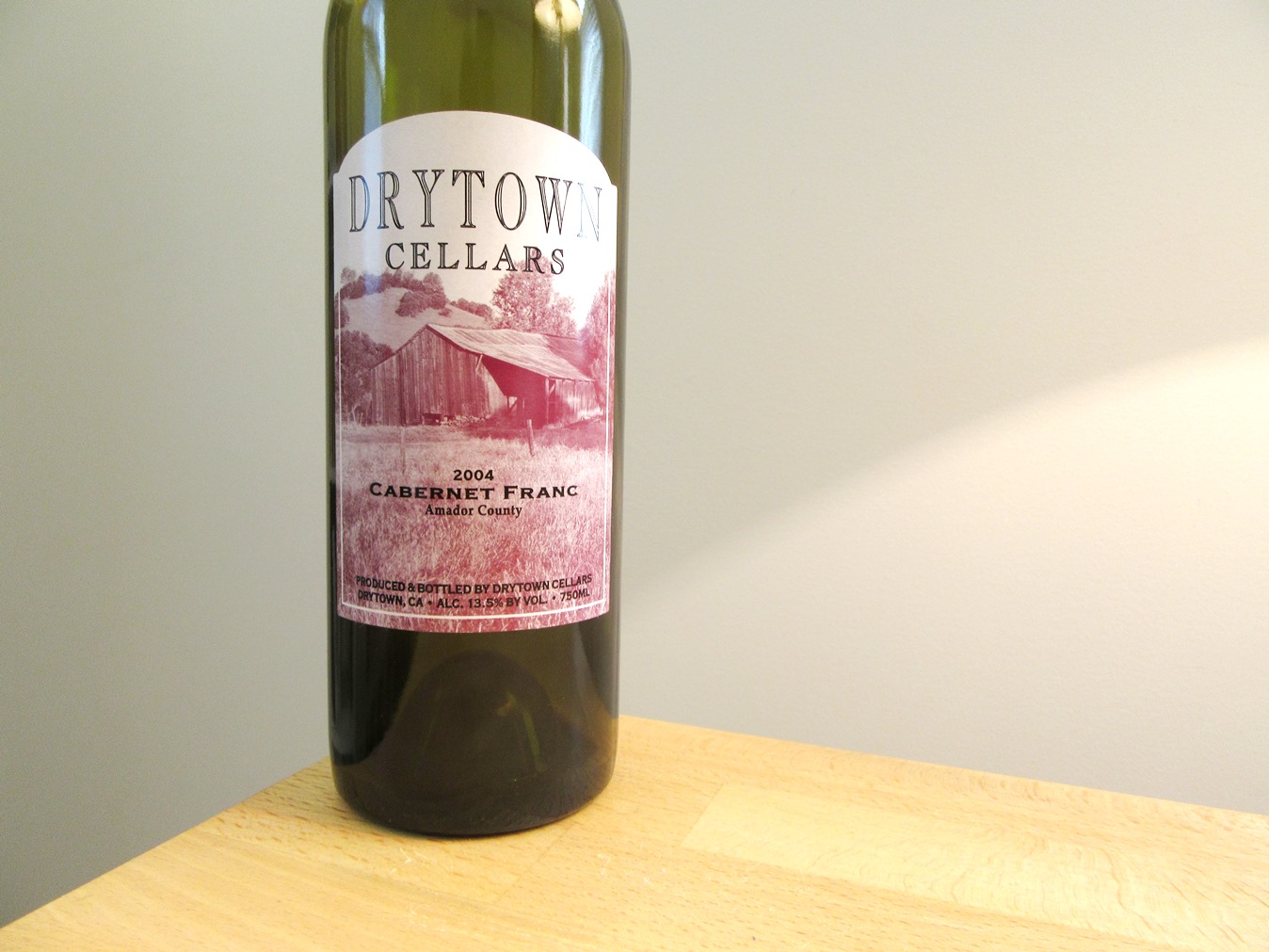 Drytown Cellars, Cabernet Franc 2004, Amador County, California, Wine Casual
