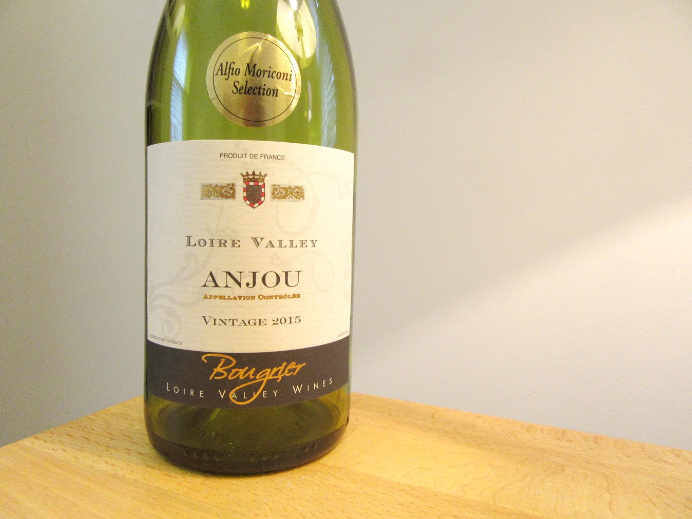 Bougrier, Anjou Blanc 2015, Loire Valley, France, wine casual