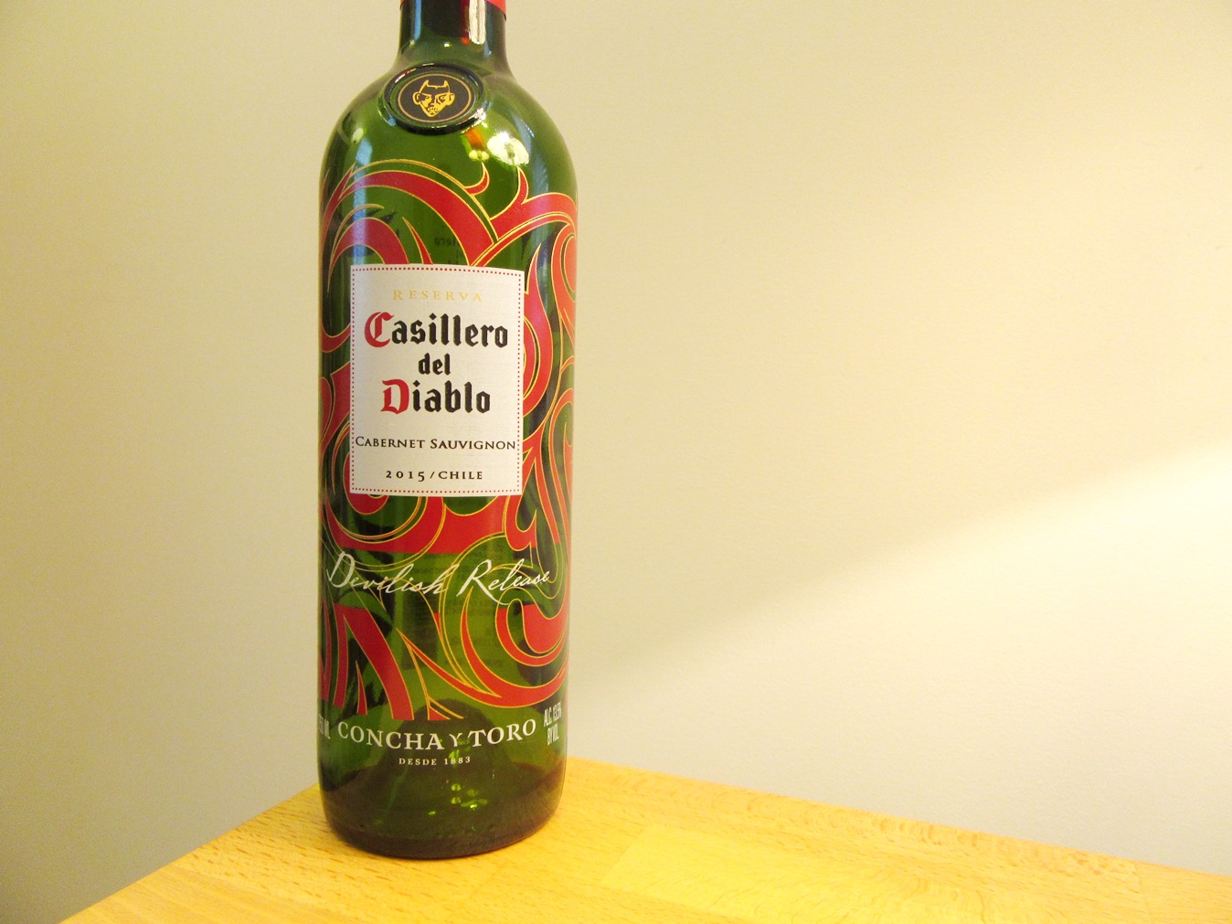 Photo Credit: Wine Casual, Concho Y Toro Casillero del Diablo, Devilish Release Reserva Cabernet Sauvignon 2015, Chile