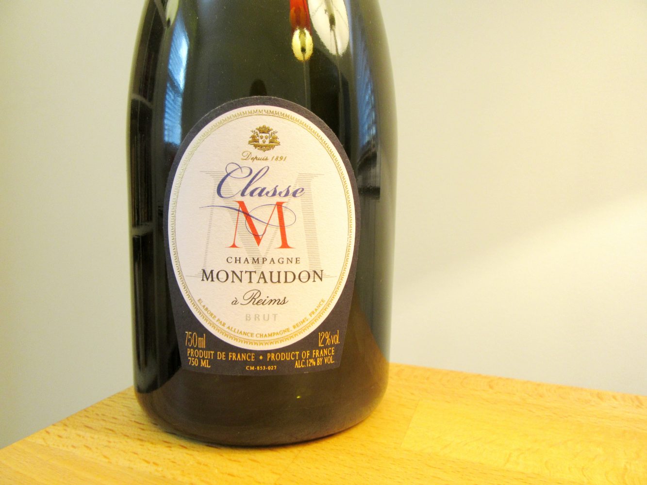Photo Credit: Wine Casual, Montaudon, Classe M Brut, Champagne, France