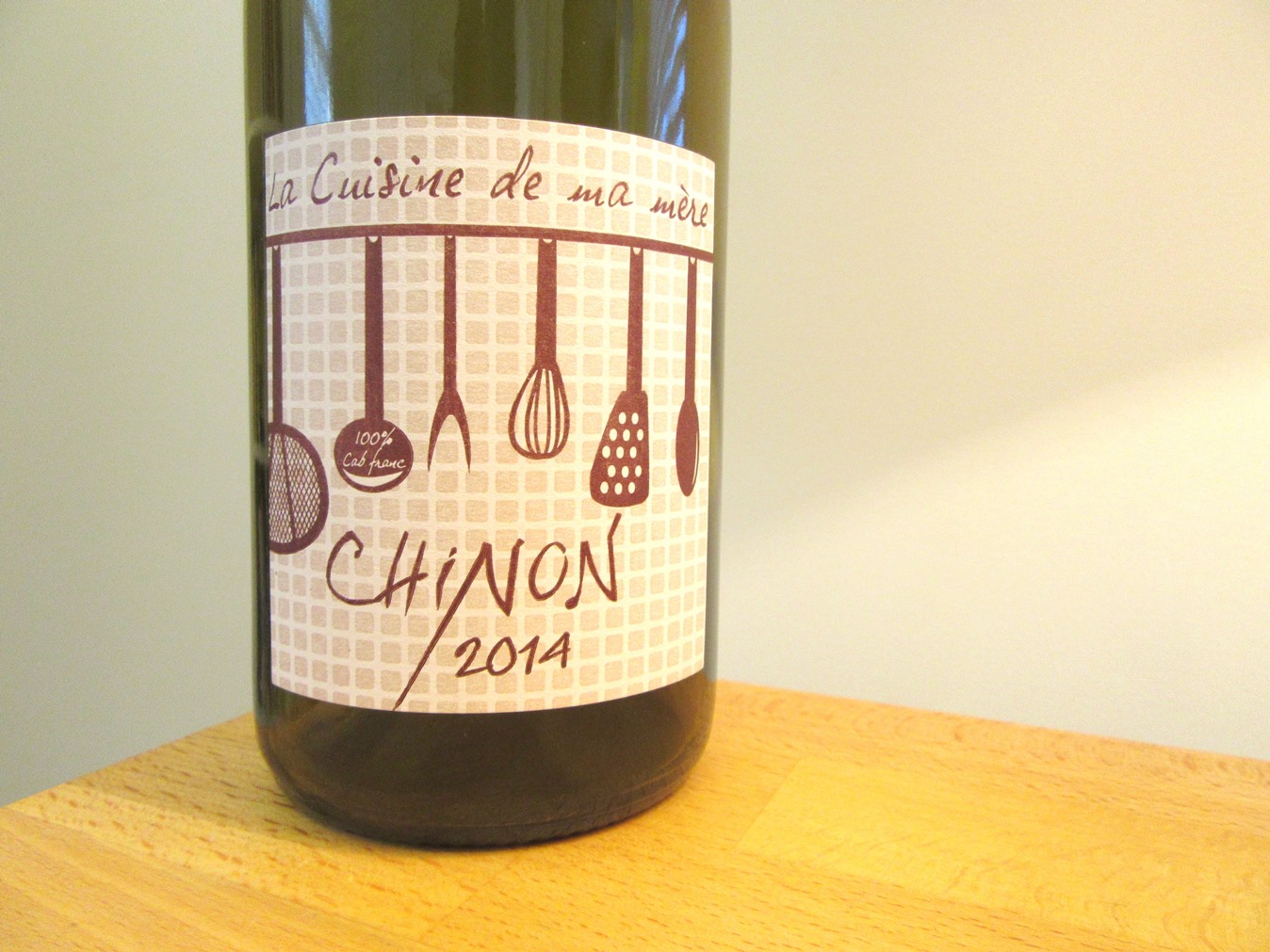 Domaine Grosbois, La Cuisine de ma Mere Chinon 2014, Loire, France, Wine Casual