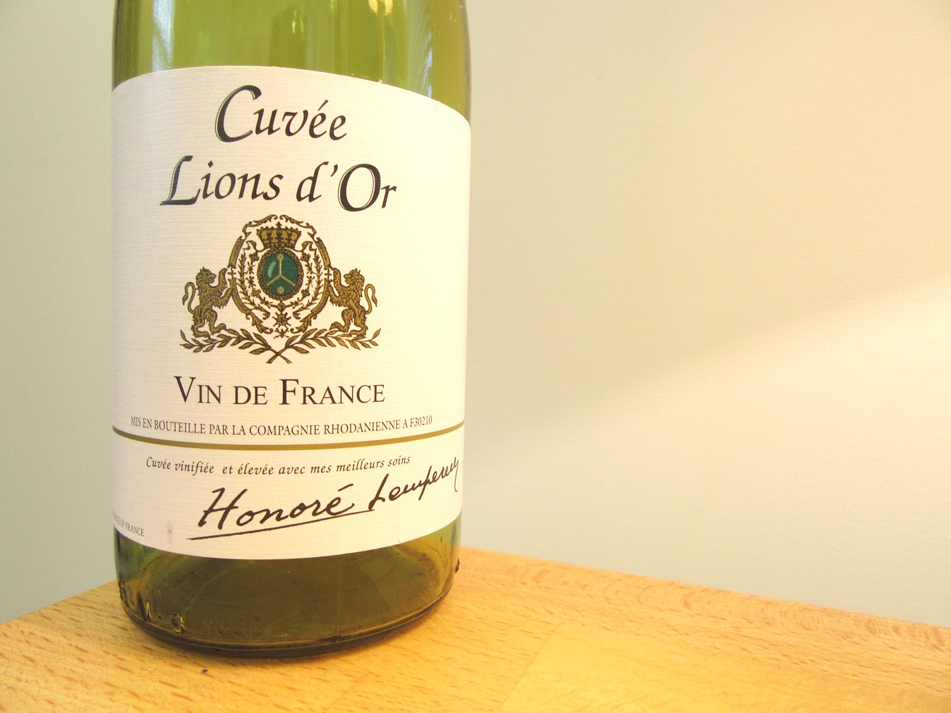Cuvée Lions d’Or, White Blend 2014, France, Wine Casual