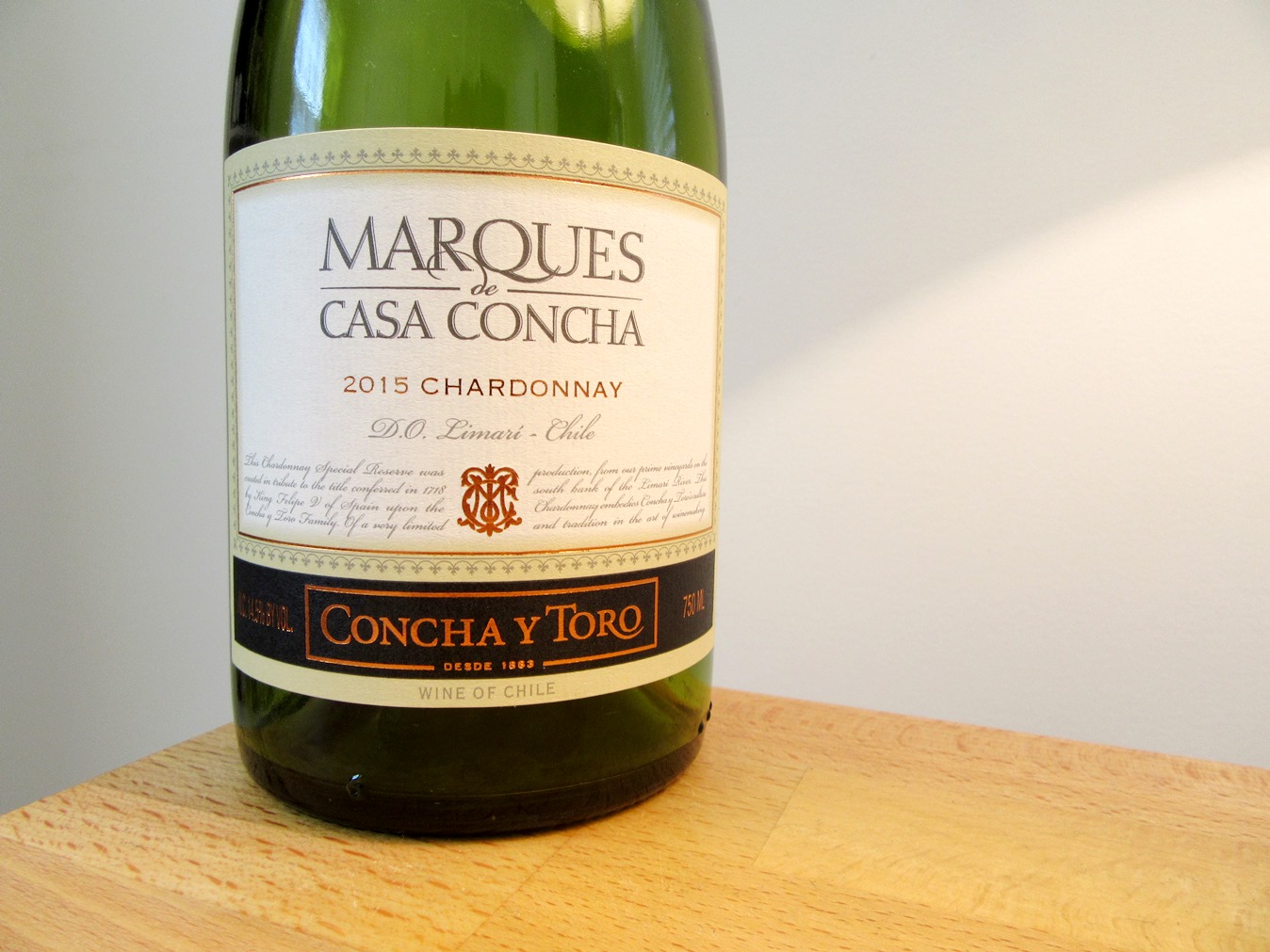 Concha Y Toro, Marques de Casa Concha, Chardonnay 2015, Limarí Valley, Chile, Wine Casual