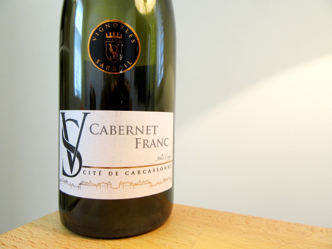 Vignobles Sarrail, VS Cabernet Franc 2014, IGP Cite de Carcassonne, France, Wine Casual