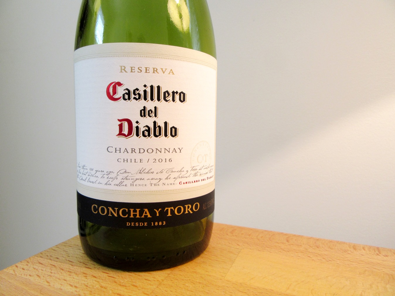 Concha Y Toro, Casillero del Diablo, Reserva Chardonnay 2016, Chile, Wine Casual
