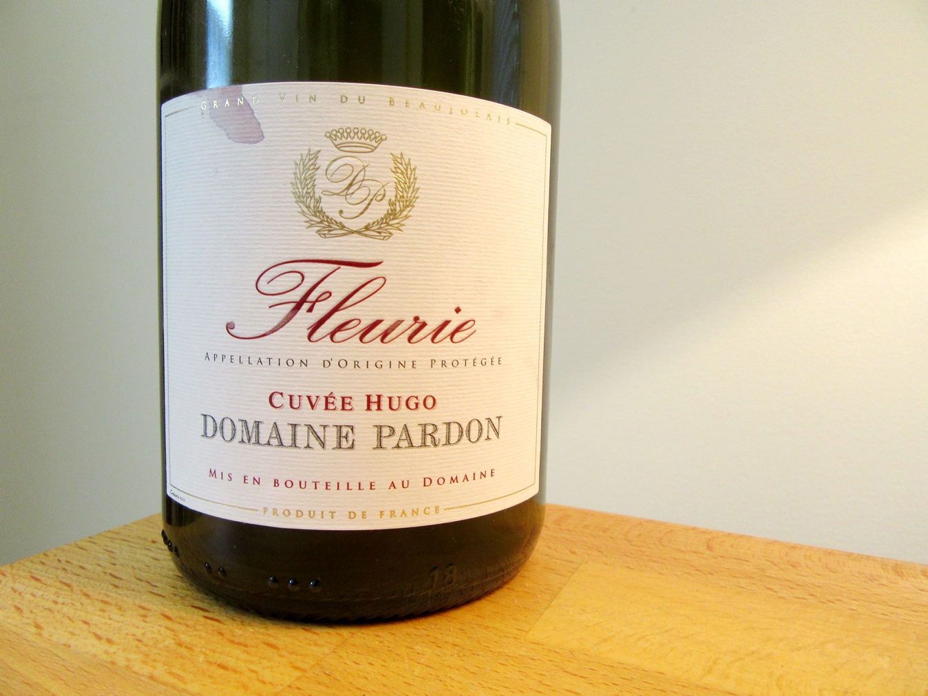 Domaine Pardon, Cuvée Hugo Fleurie, Beaujolais, France, Wine Casual