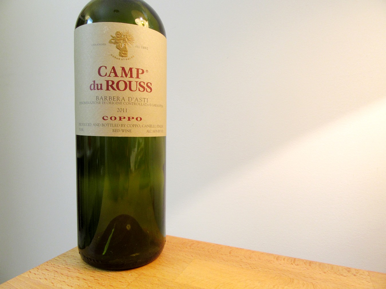Coppo, Camp du Rouss Barbera D’Asti DOCG 2011, Piemonte, Italy, Wine Casual