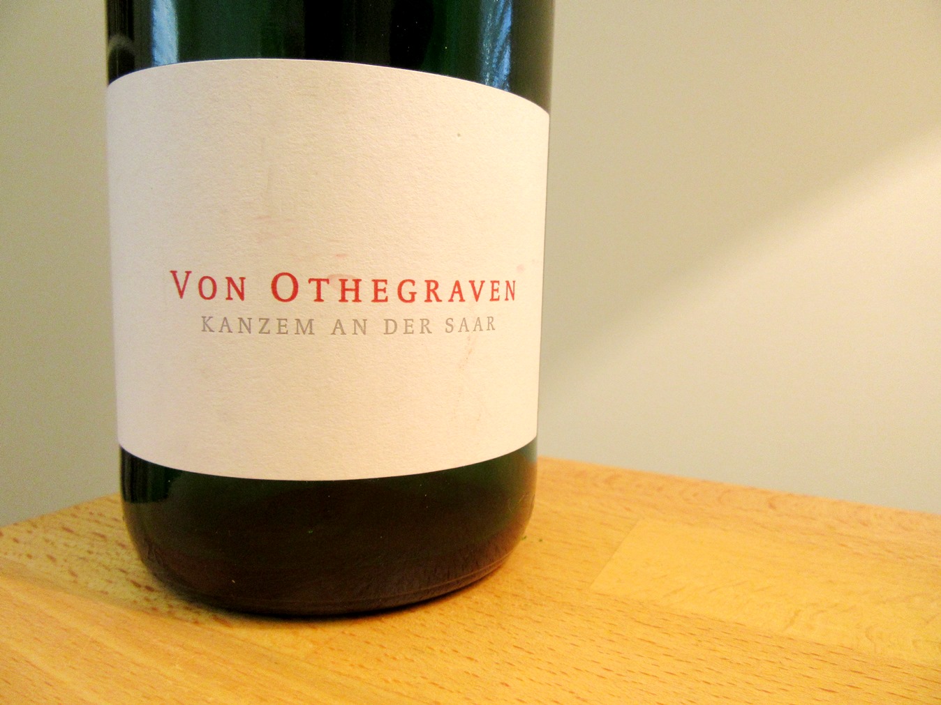 Von Othegraven, Max Riesling Trocken 2014, VDP Gutswein, Mosel, Germany, Wine Casual