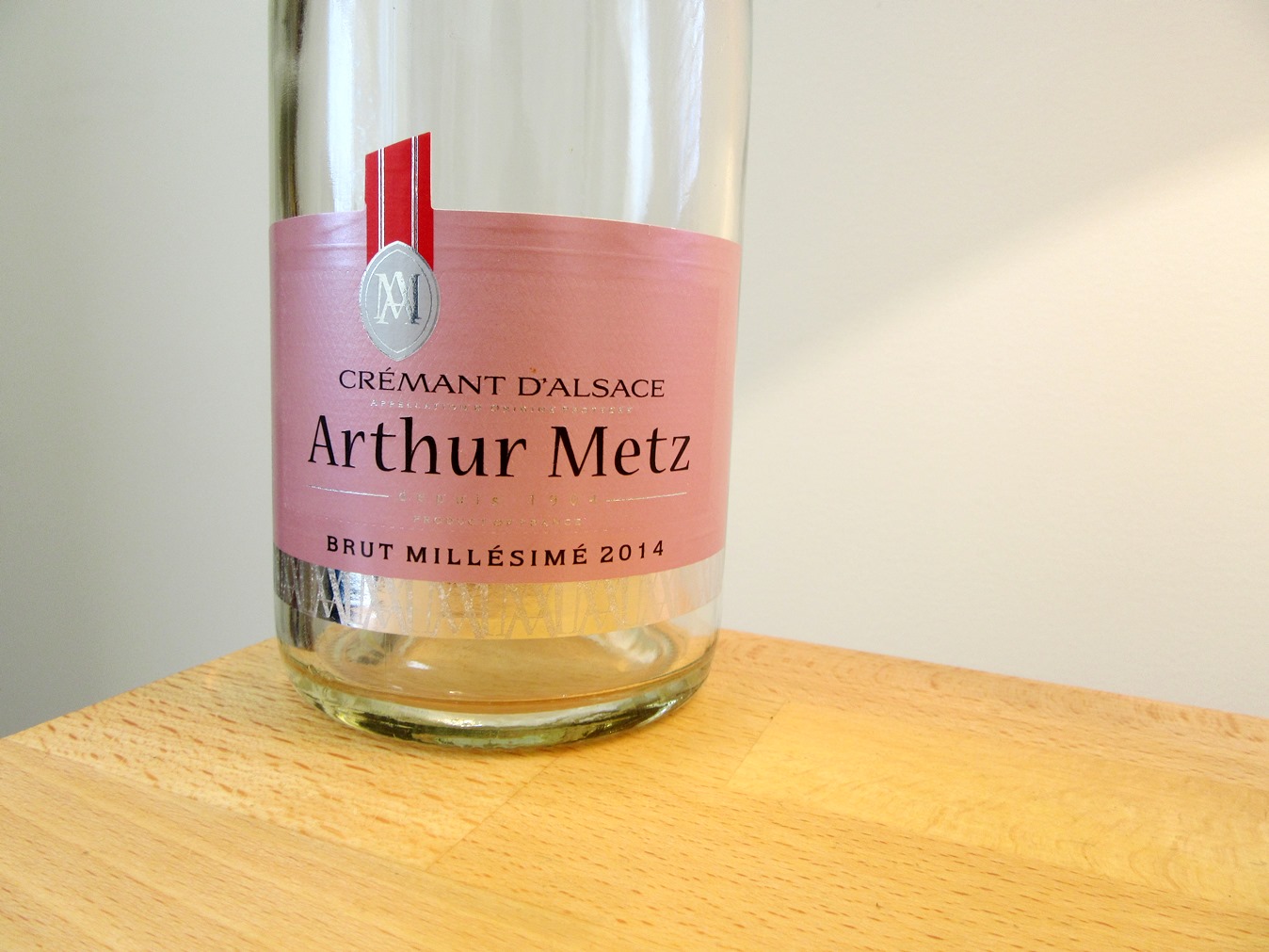 Arthur Metz, Cremant d’Alsace Rosé Brut Millésimé 2014, Alsace, France, Wine Casual