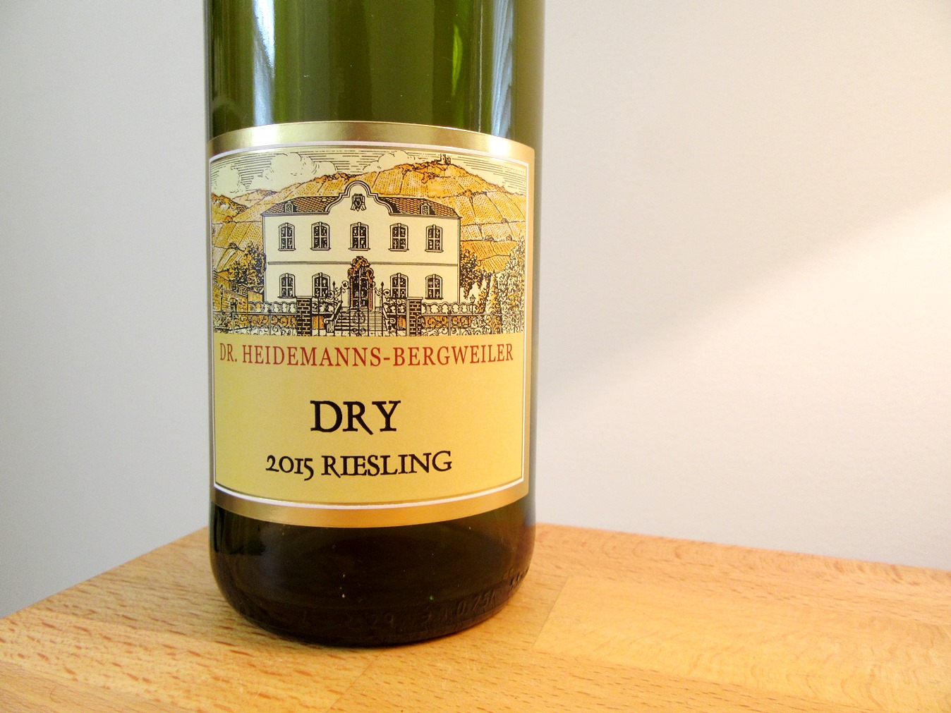 Dr. Heidemanns-Bergweiler, Dry Riesling 2015, Mosel, Germany, Wine Casual