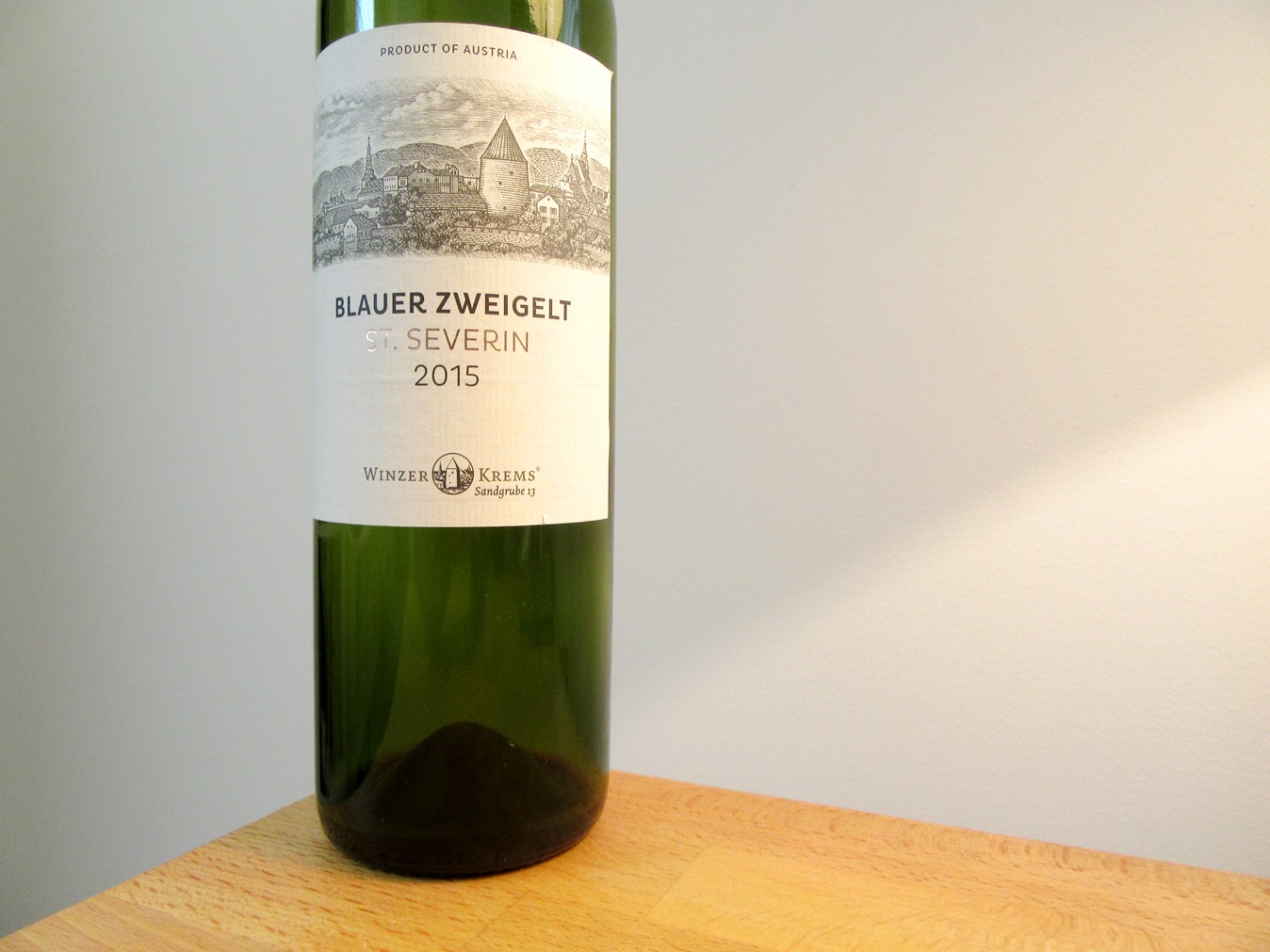 Winzer Krems, St. Severin Blauer Zweigelt 2015, Niederösterreich, Austria, Wine Casual