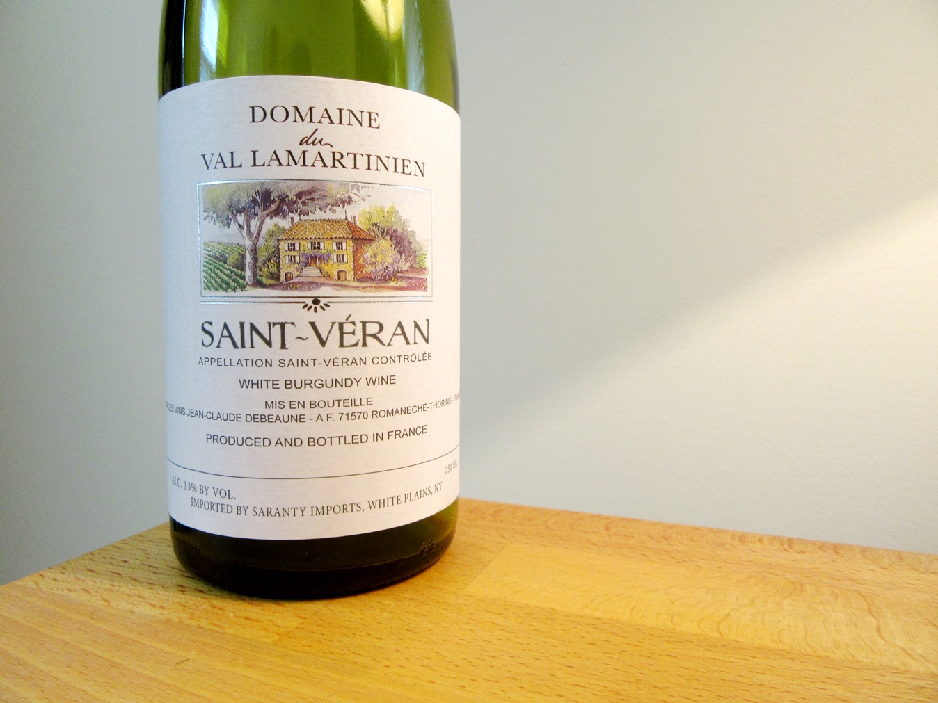 George DuBoeuf Domaine du Val Lamartinien, Saint-Veran 2012, Maconnais, France, Wine Casual
