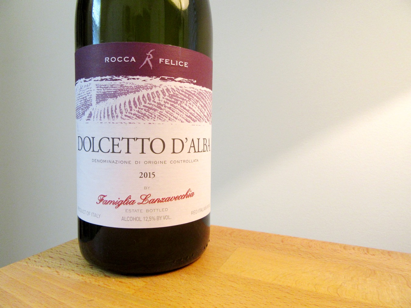 Rocca Felice, Dolcetto D’Alba 2015, Piemonte, Italy, Wine Casual