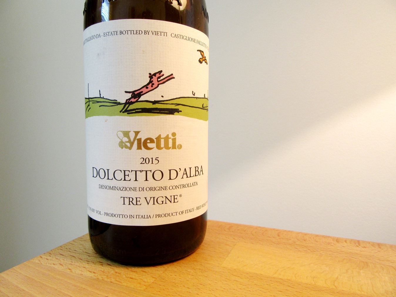Vietti, Tre Vigne Dolcetto D’Alba 2015, Piemonte, Italy, Wine Casual