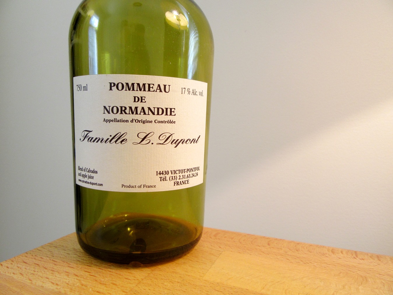Famille L. Dupont, Pommeau de Normandie, France, Wine Casual