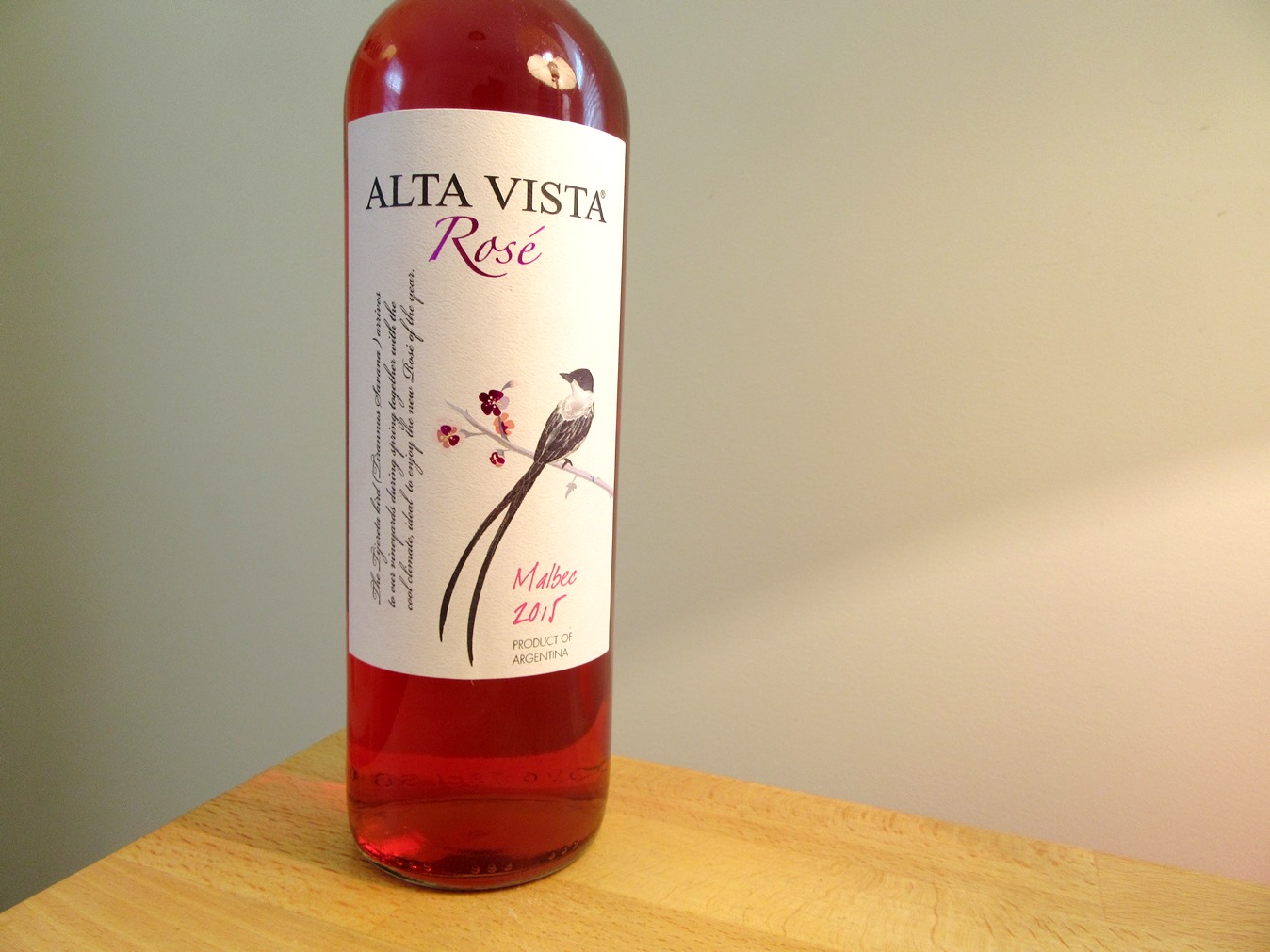 Alta Vista, Malbec Rosé 2015, Mendoza, Argentina, Wine Casual